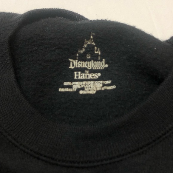 Walt Disney World Mickey Black Vintage Style Long sleeve Sweatshirt Size Small - Picture 3 of 9